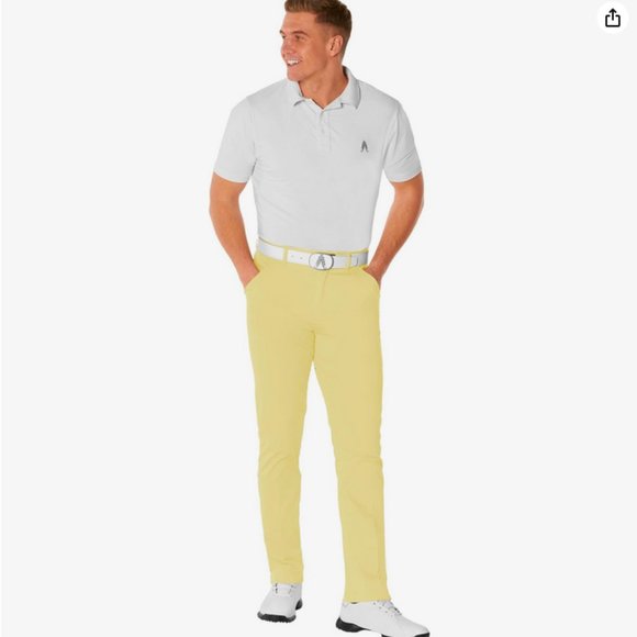 Royal & Awesome Pastel Mens Golf Pants - Picture 1 of 9